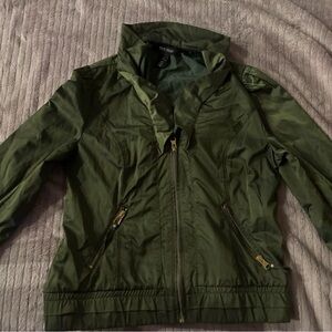 Girl’s White House Black Market Olive Green Military Jacket Size 10
